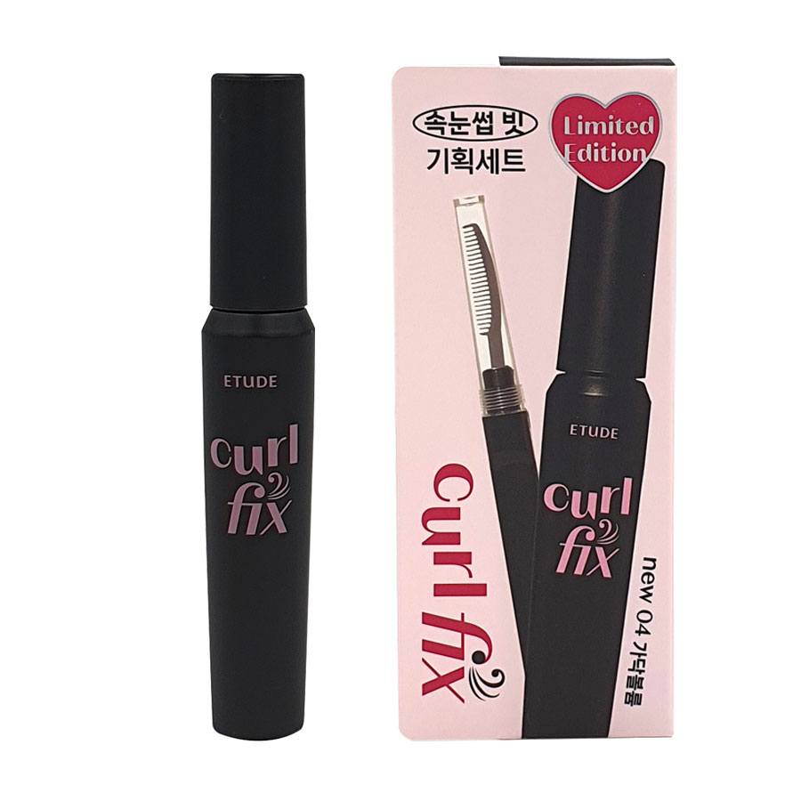 에뛰드 컬 픽스 마스카라& 속눈썹 빗 세트 04 가닥볼륨 11,800원