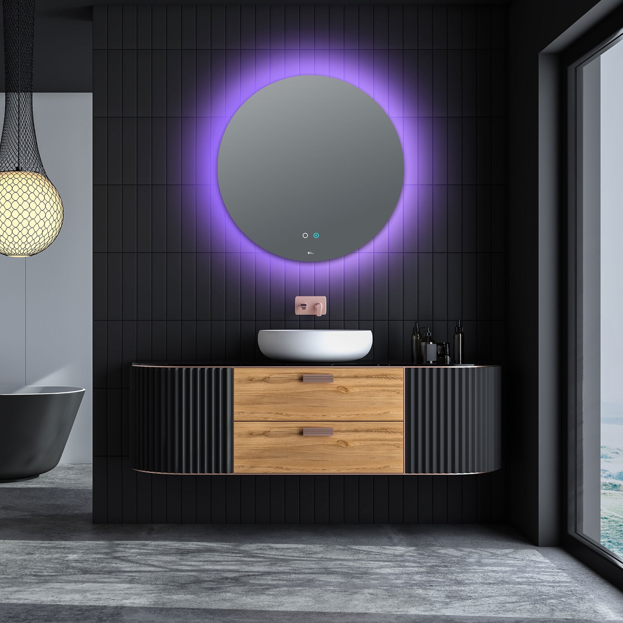 간접 살균 미러 LED 원형 조명 거울 175,000원