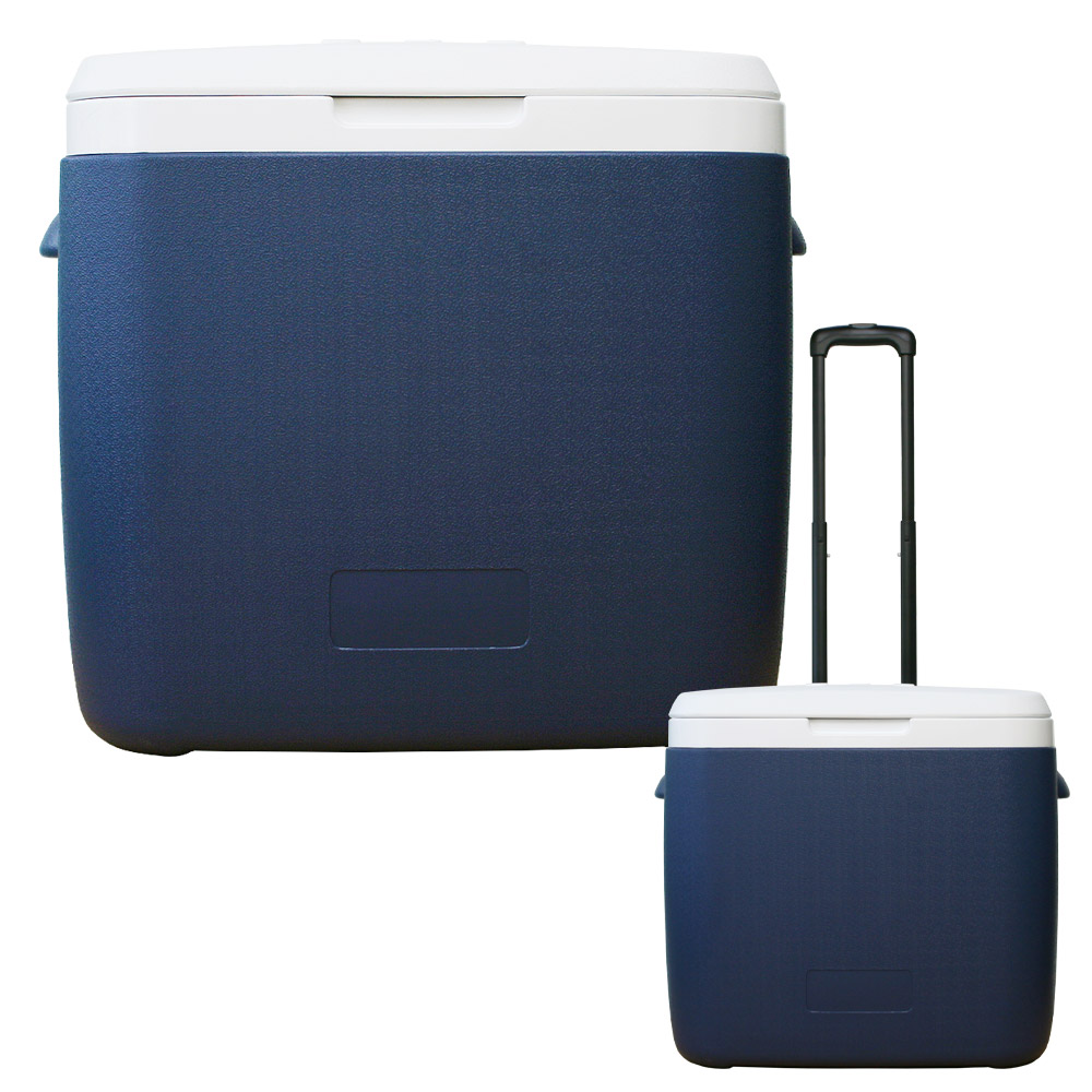 [CAMTEL] 대용량 캠핑 낚시 하드쿨러 아이스박스, 화이트/네이비, 38L 86,800원