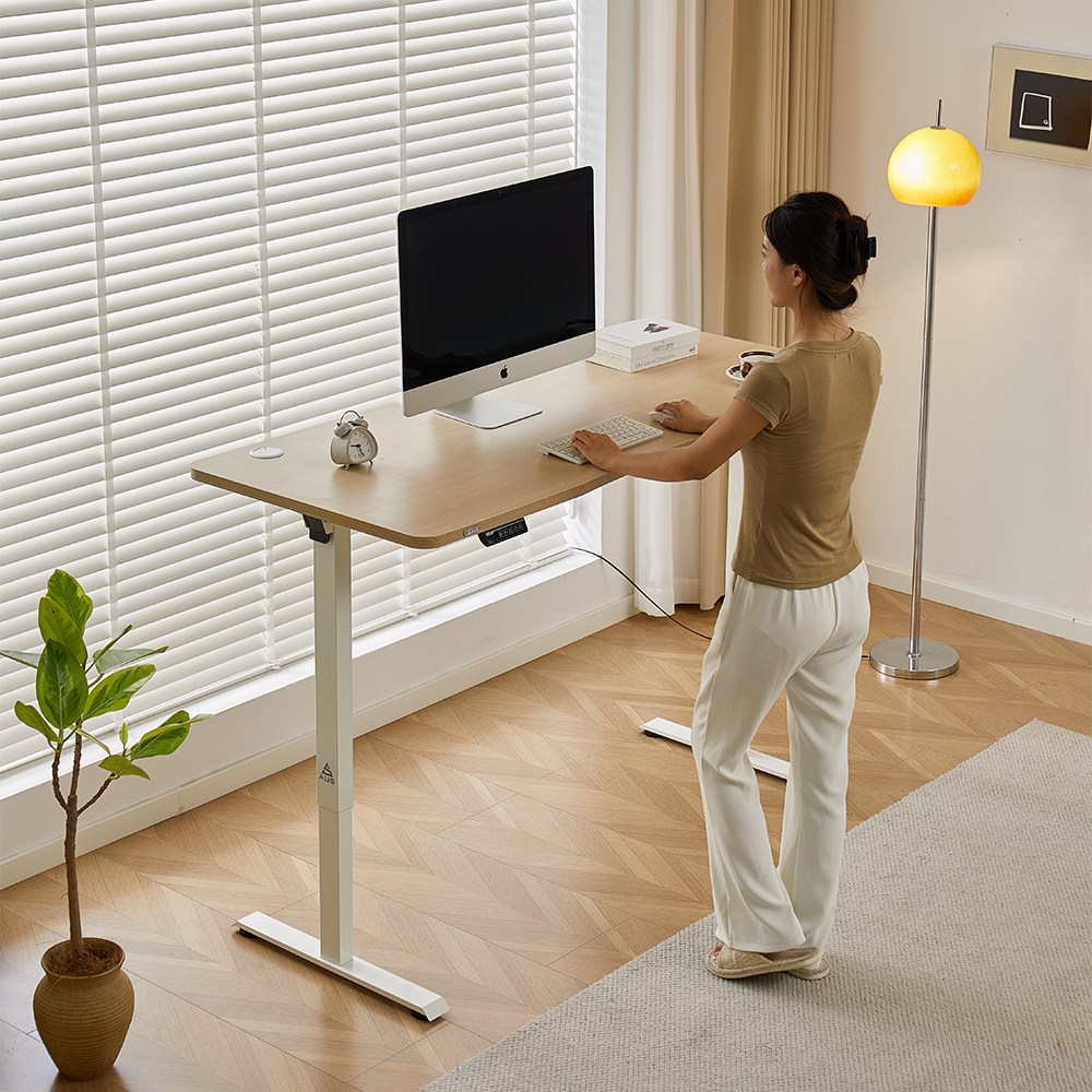 아우스 원목 FJ03 간편조립 전동 모션데스크 전동책상 높낮이조절책상 스탠딩책상 1000 1200 1400 1600 158,000원