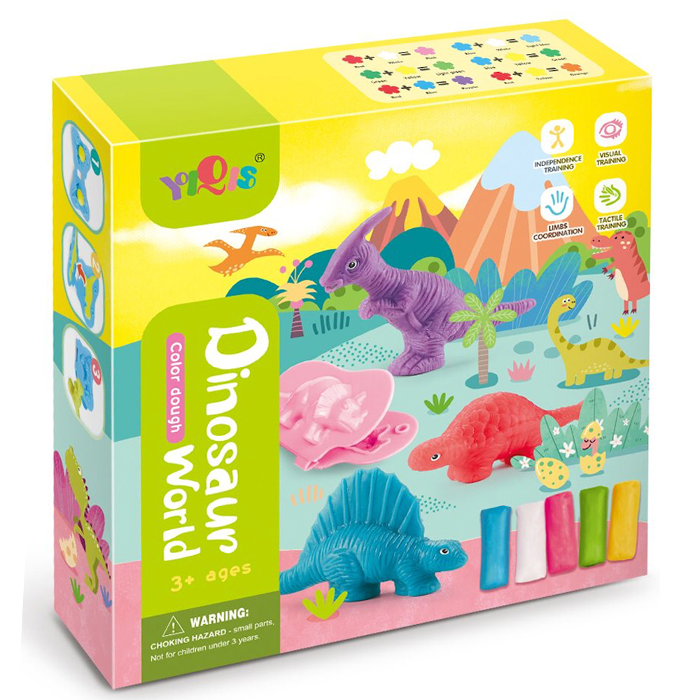 YIQIS 역할놀이플레이시리즈 유아용 클레이, 혼합색상, 1kg, 1개 4,050원