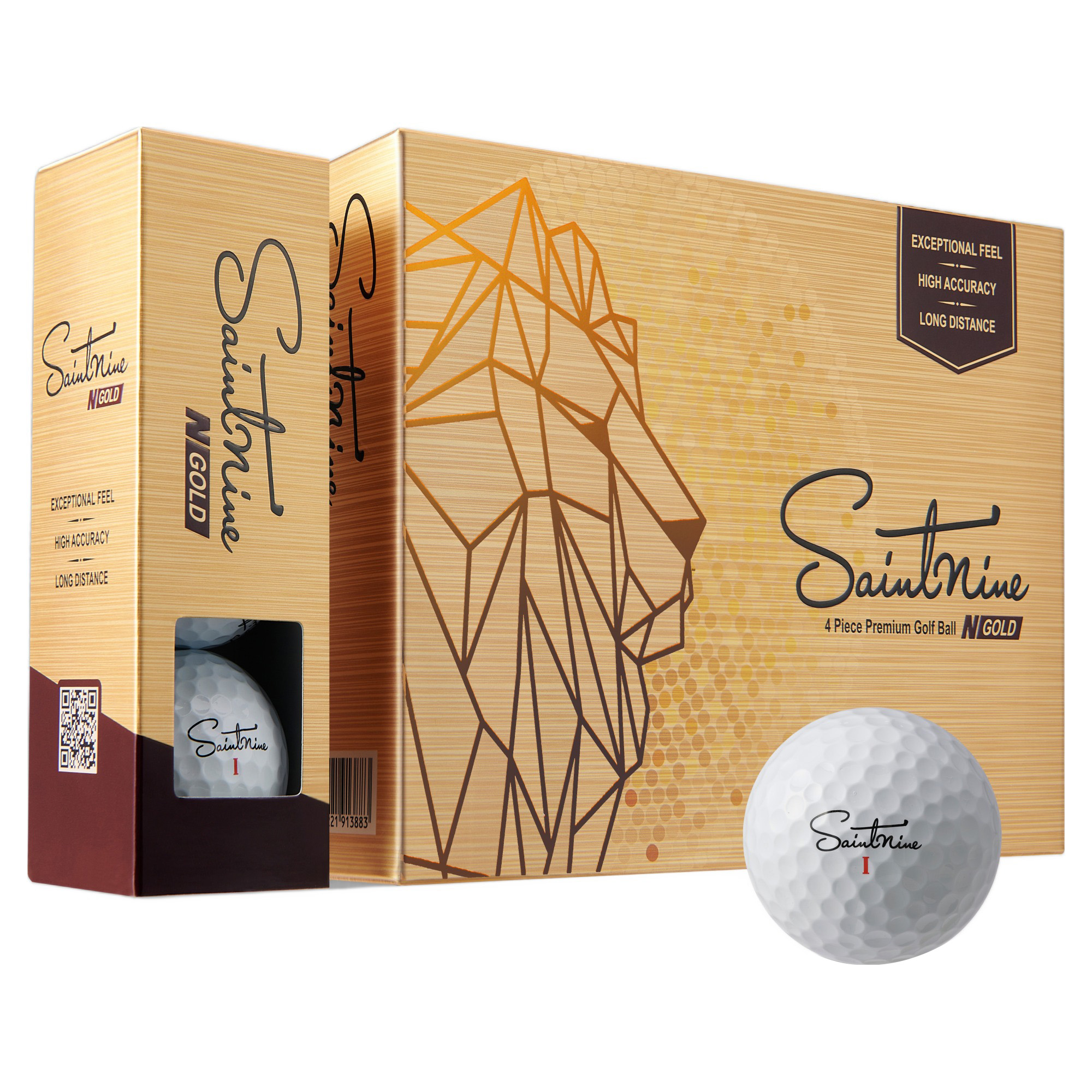 세인트나인 하이엔드 골프공 4피스, NGOLD, 12개입, 1개 51,750원