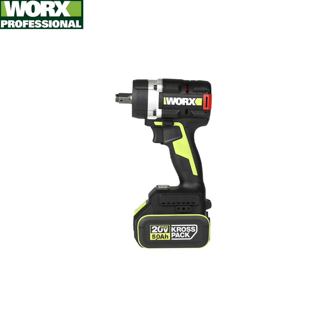 웍스 20V 충전 미드토크 임팩렌치 WU270.2 5.0Ah BL 배터리 2개세트 850Nm 317,310원