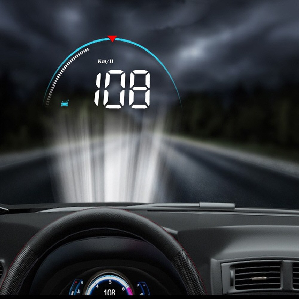 고성능 스마트 GPS USB전원 HUD 헤드업 디스플레이 M-8 LED표시등 방향/속도계 36,280원