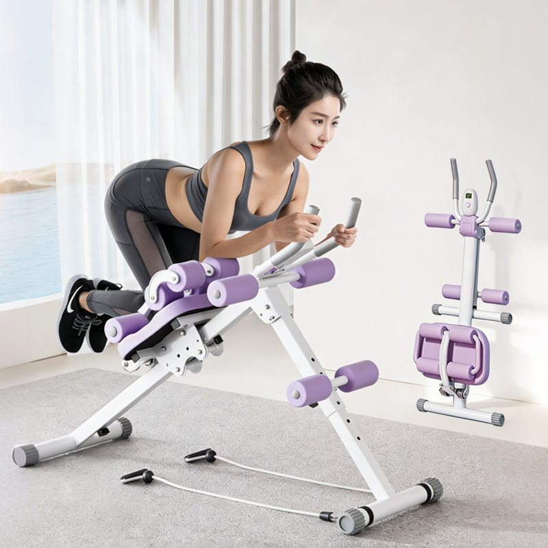 접이식 복근 단련기 전신 근력 슬라이딩 운동 홈트레이닝, 보라색, 프리미엄 129,000원