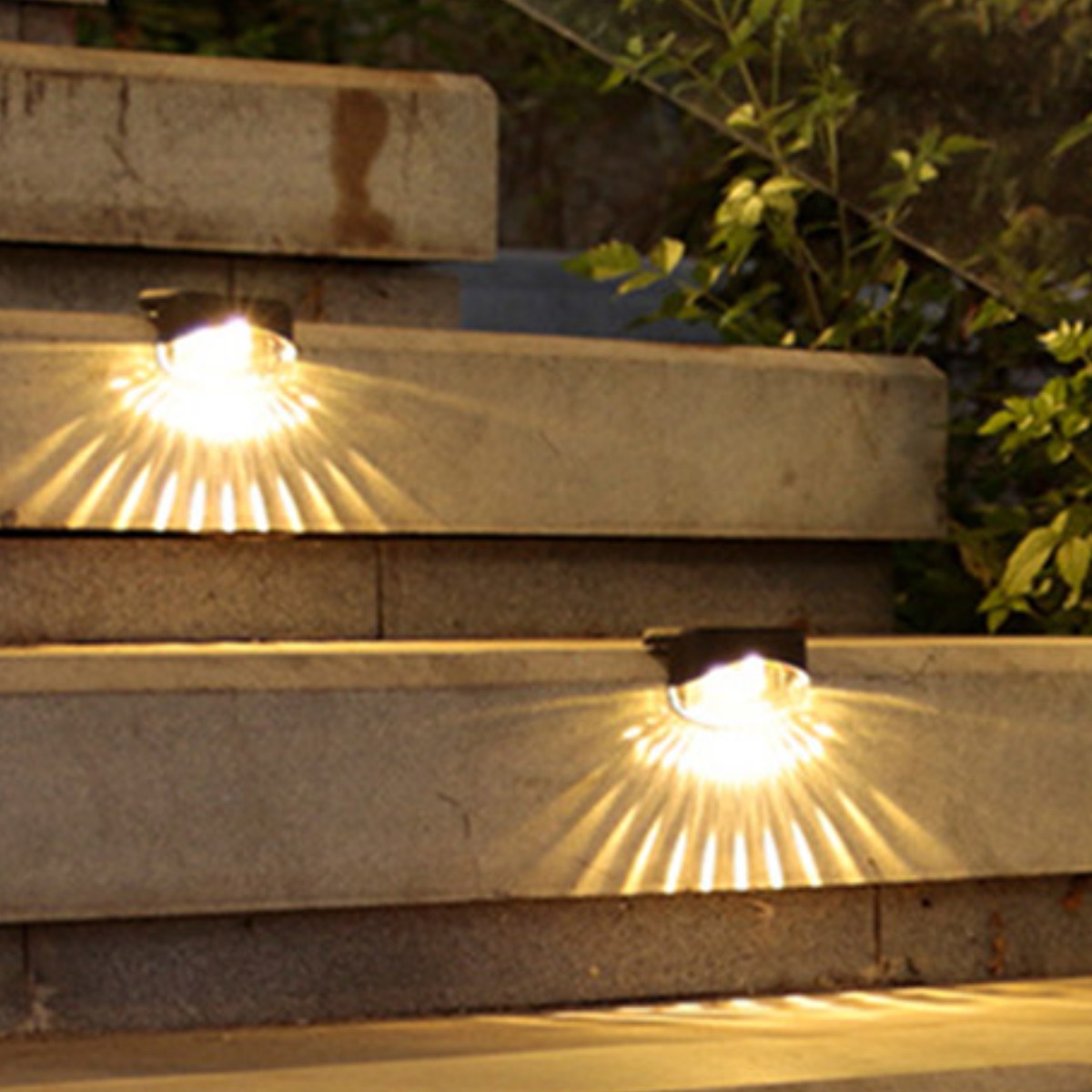 태양광 코너등 무늬 벽등 솔라 모서리 엣지등 LED, 옐로우 2,000원