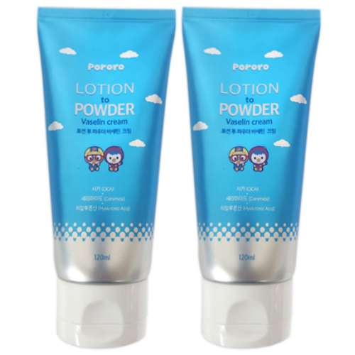 가루 날림이 없는 기저귀 파우더 뽀로로 베이비 파우더 로션, 2개, 120ml 21,850원