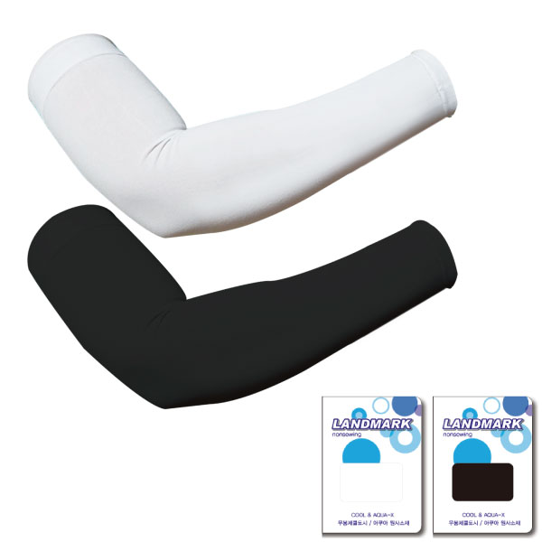 랜드마크 무지 무봉제 쿨토시 10세트 1묶음 깔끔하고 시원한 토시 자외선차단, 화이트, 10개 17,900원