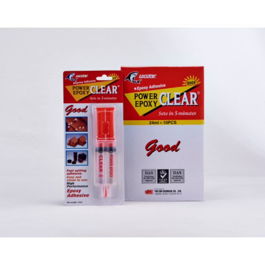 유에스캠 주사기형 투명 에폭시 다용도 접착제 25ml, 10개 35,000원