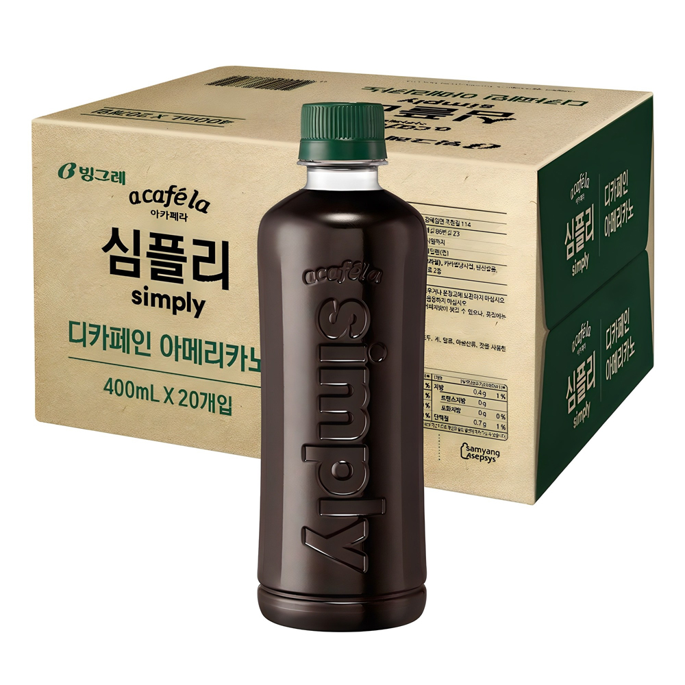 아카페라 심플리 디카페인 아메리카노 무라벨 22,200원