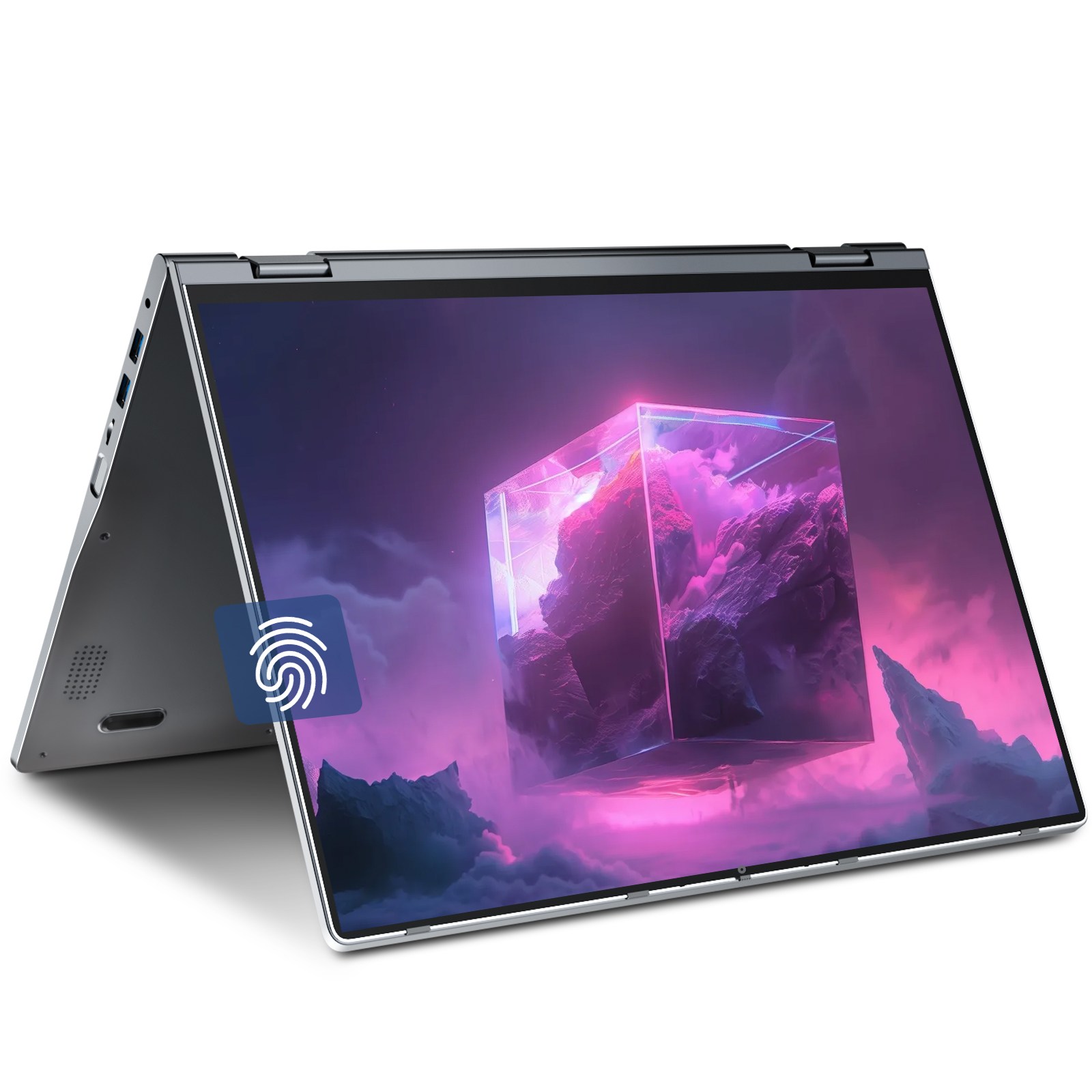 JUMPER 2-in-1 16인치 컨버터블 노트북 N5095 4GB RAM 128GB SSD 터치스크린 지문인식 WiFi6, JUMPER J1 SEUN186, WIN11 Home, 4GB, 128GB, 회색 515,000원