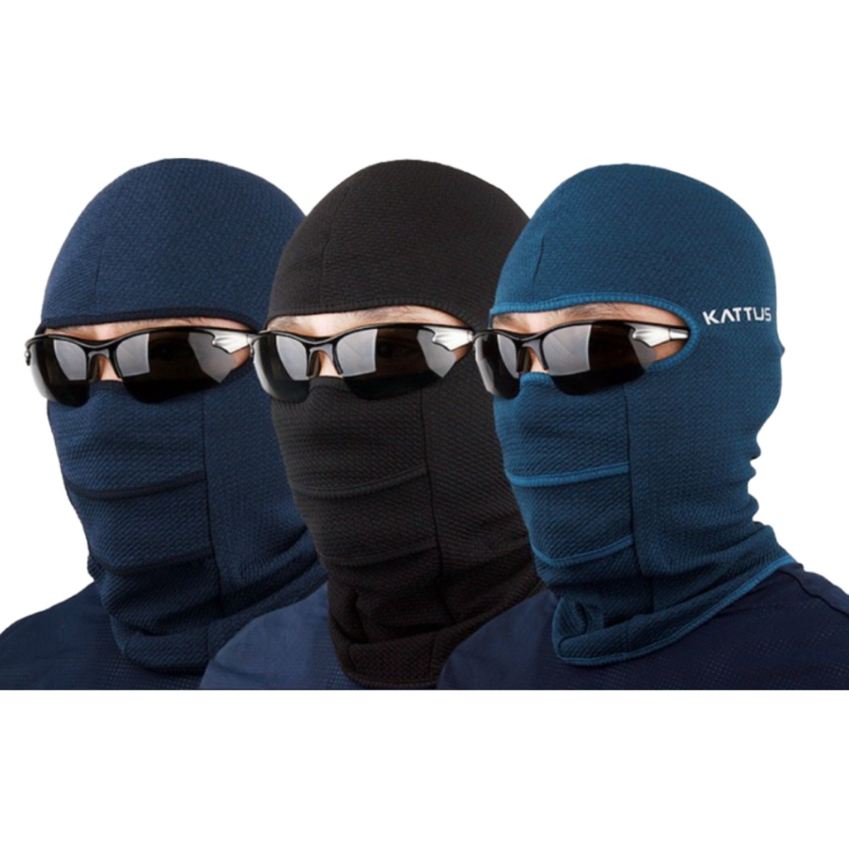 KATTUS 1+1세트구성 춘추용 3 RUNG HEAT FACE BARACLAVA 3단 히트페이스 바라클라바 복면 고급기능성원단사용 KATTUS정품 KC인증, 1개, 블루그린1+1 20,000원
