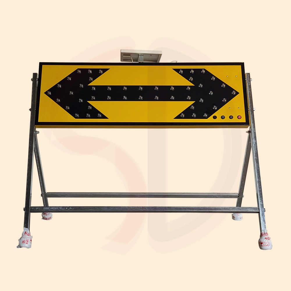 쏠라 싸인보드 태양광 도로시공 양방향 및 단방향 야간작업표시등, 1개 375,000원