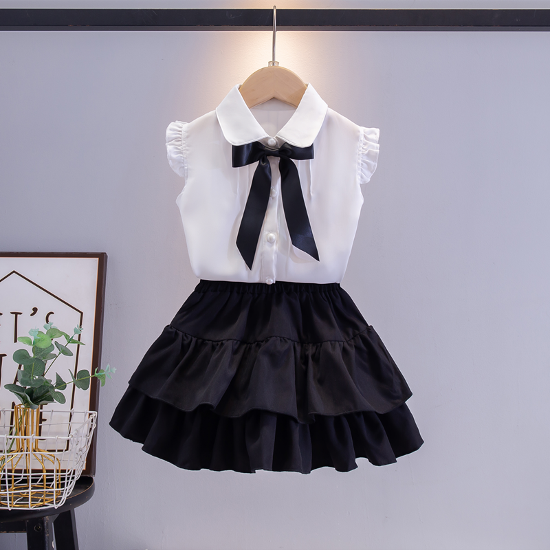 해피유통 어린이 우아한 공주 스타일 블라우스와 스커트 세트 14세 이상 XG08 35,220원