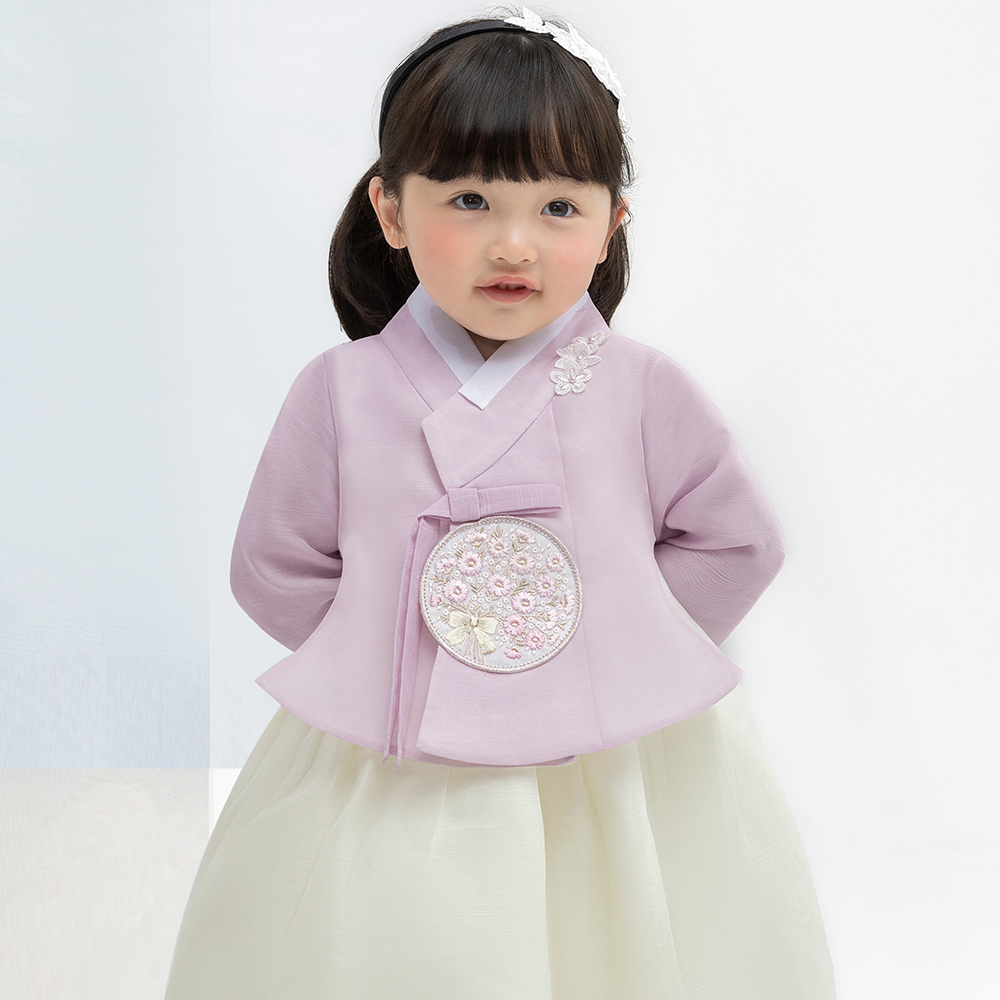 금동이아가한복 여아용 여보라꽃보 아동한복세트 AW133 46,900원