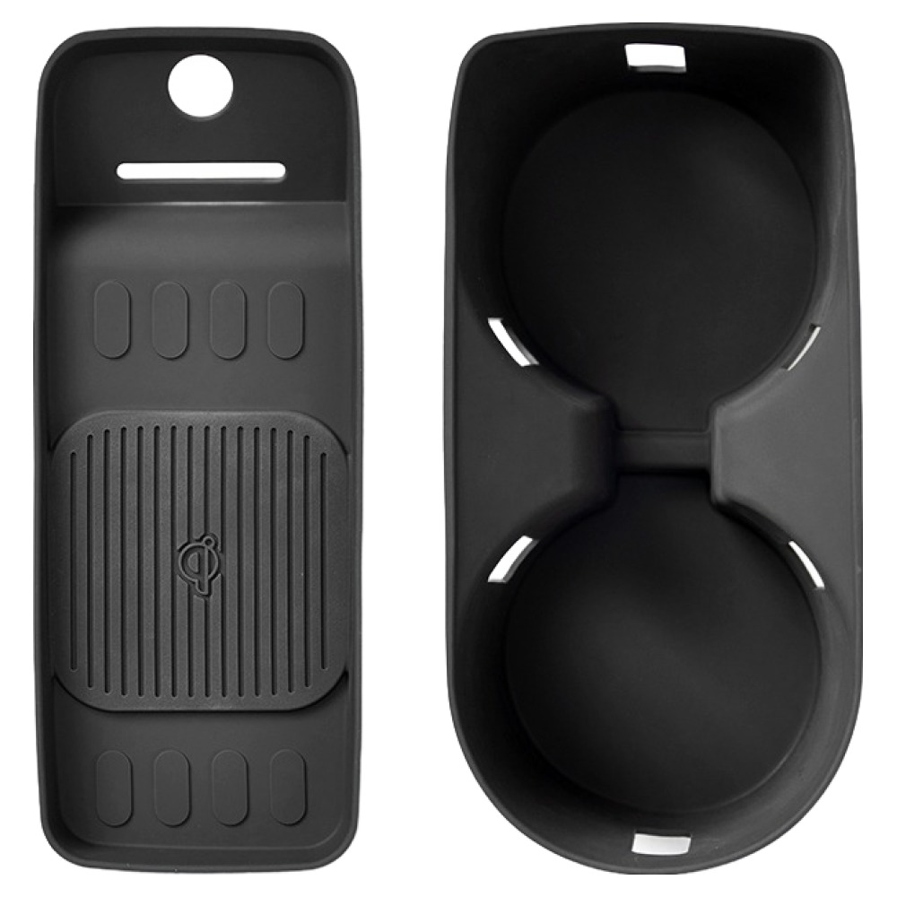 메이튼 팰리카빈 디 올 뉴 팰리세이드 LX3 튜닝 용품 실리콘 커버 7인승 무선 충전 패드 + 컵홀더 세트, 1세트, 블랙 25,650원