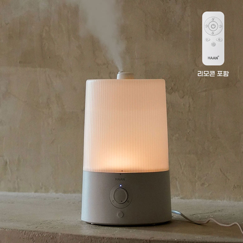 한경희 가정용기계식 무드등 가습기 리모콘 화이트 HD700A, 퓨어화이트 50,900원