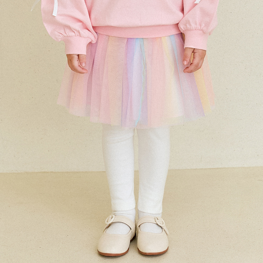 헤이미니 여아용 레인보우 드림 스커트 레깅스 21,380원