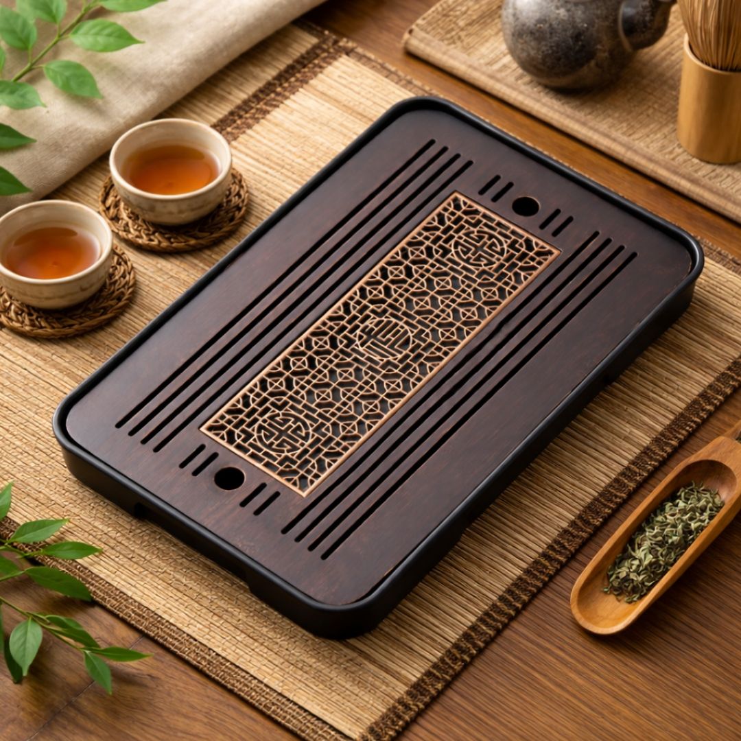 OFFHOLIC 고급형 다도 분리형 대나무 차판 티 트레이 18,000원