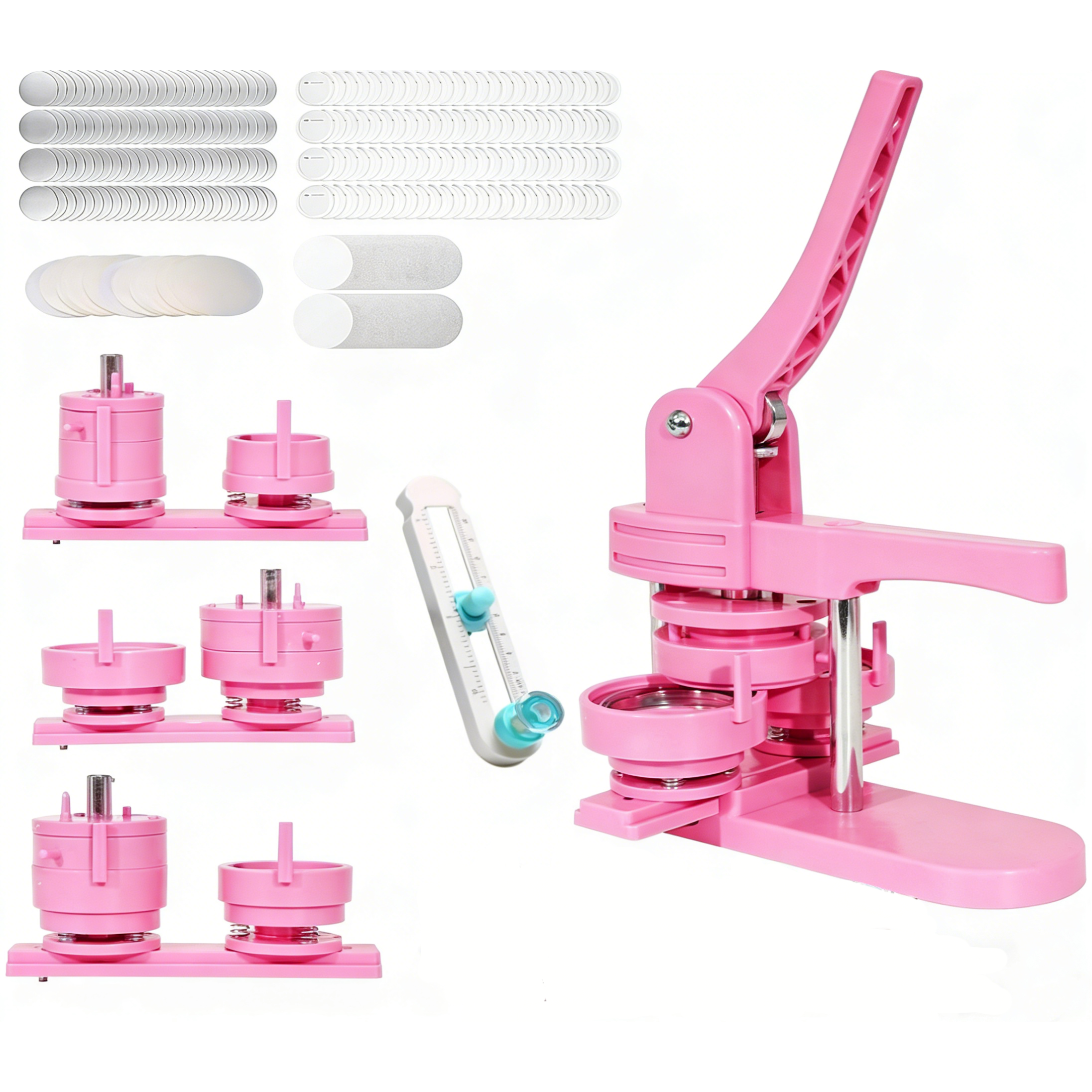 GAPINO 뱃지만들기 버튼 메이커 기계 32MM-58MM DIY 캔 배지 세트 78,000원