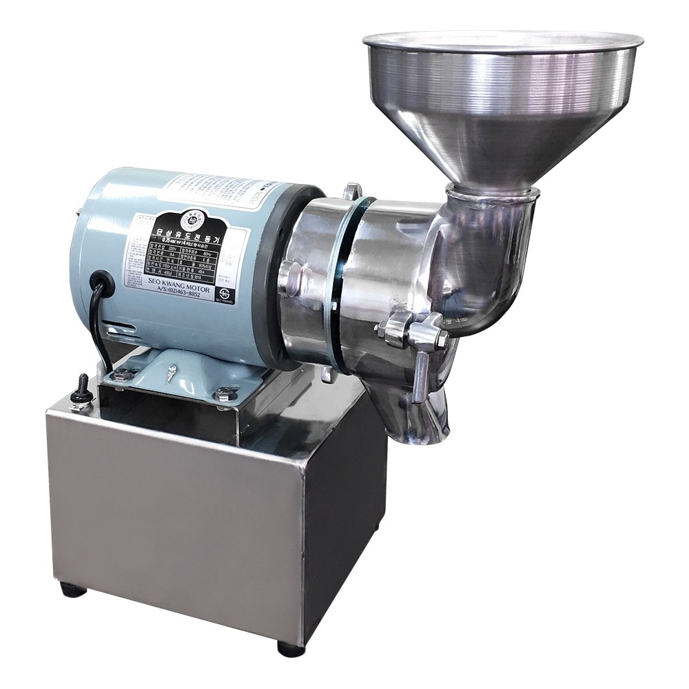한국기계MC 국산 업소용 스테인레스 두유기 콩가는기계 두부 콩물국수 콩분쇄기 1마력 1.5마력 2마력 선택형 827,000원