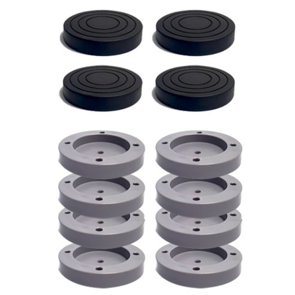 세탁기 받침대 바닥수평받침대 블랙4개 그레이8개 총 12개 11,460원