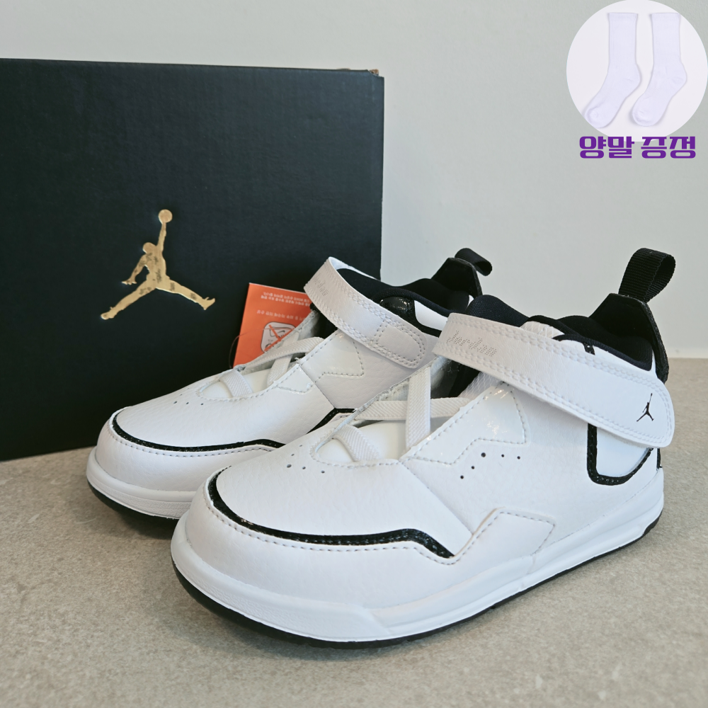 나이키 아동 운동화 조던 코트사이드 걸음마 발편한 밸크로 신발 양말 증정 39,000원
