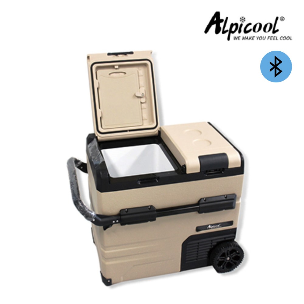공식수입/공식A/S점 알피쿨 캠핑용 냉장고 55리터 블루투스 모델 KRTAW55BT 1년 무상 AS 어댑터 포함 (준중형SUV 이상 적재가능) 366,000원