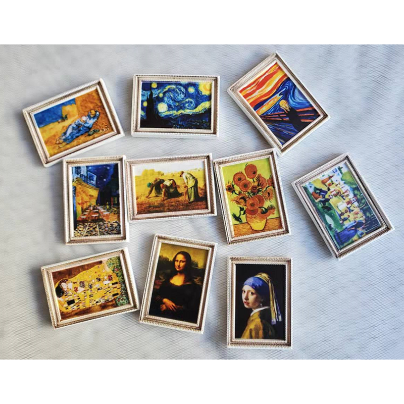 세계 명화 자석 10종세트 모나리자,절규,해바라기,키스,이삭줍는 여인,등 냉장고 마그네틱 23,900원
