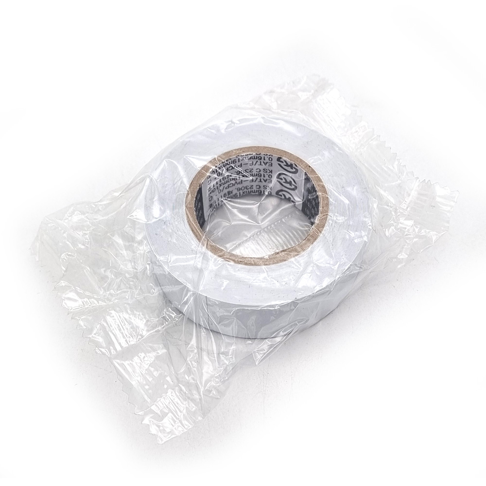 (태영전자) (TAEYOUNG) 태영 전기 테이프 (10M/화이트) 300원