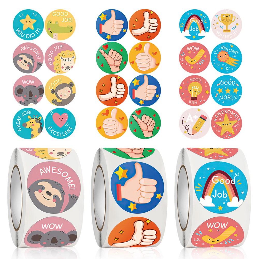 드림팩토리 칭찬 스티커 3종 1500매 9,750원