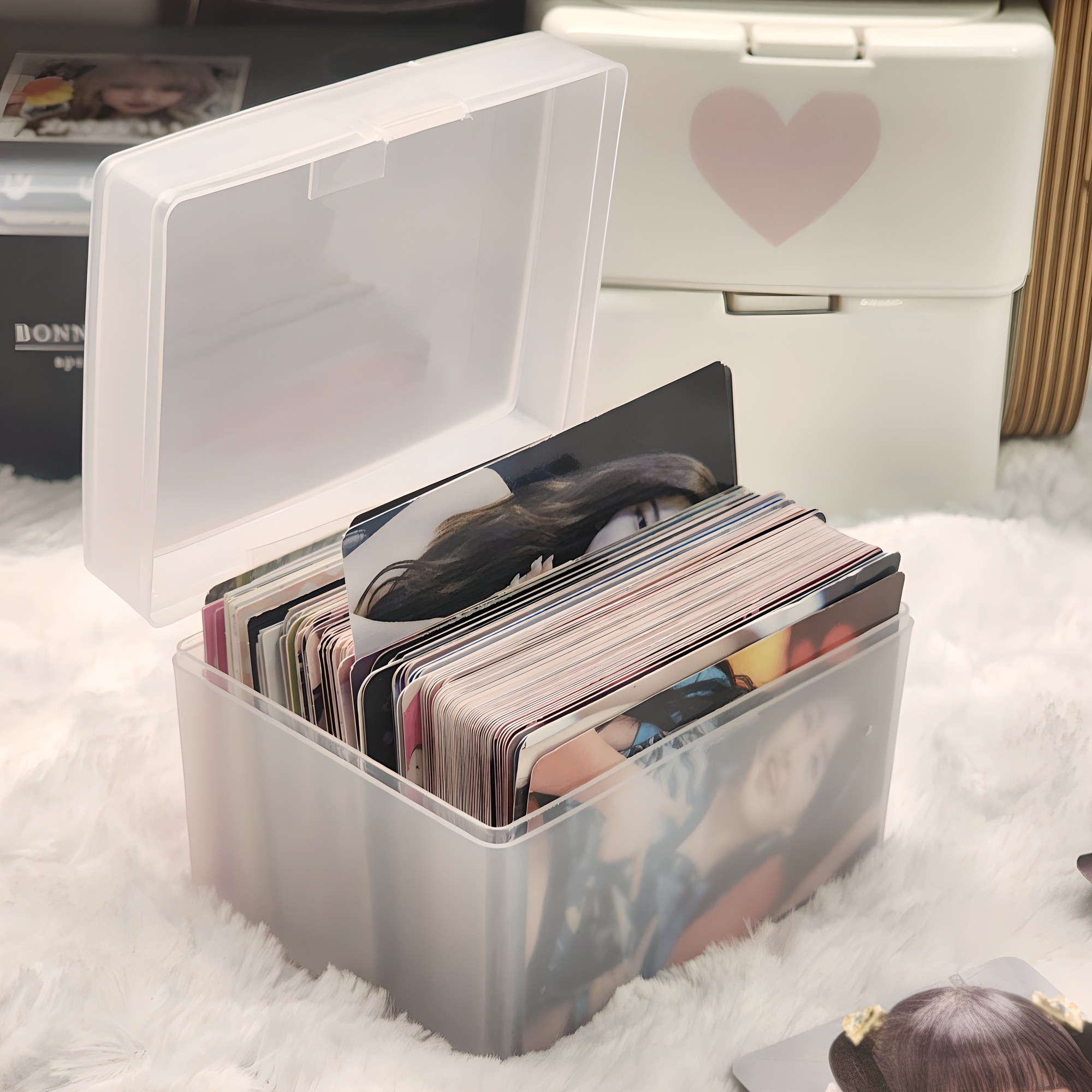 주앤지 포토카트 보관함 탑로더 정리함 케이스 소형, 반투명, 1개 3,320원