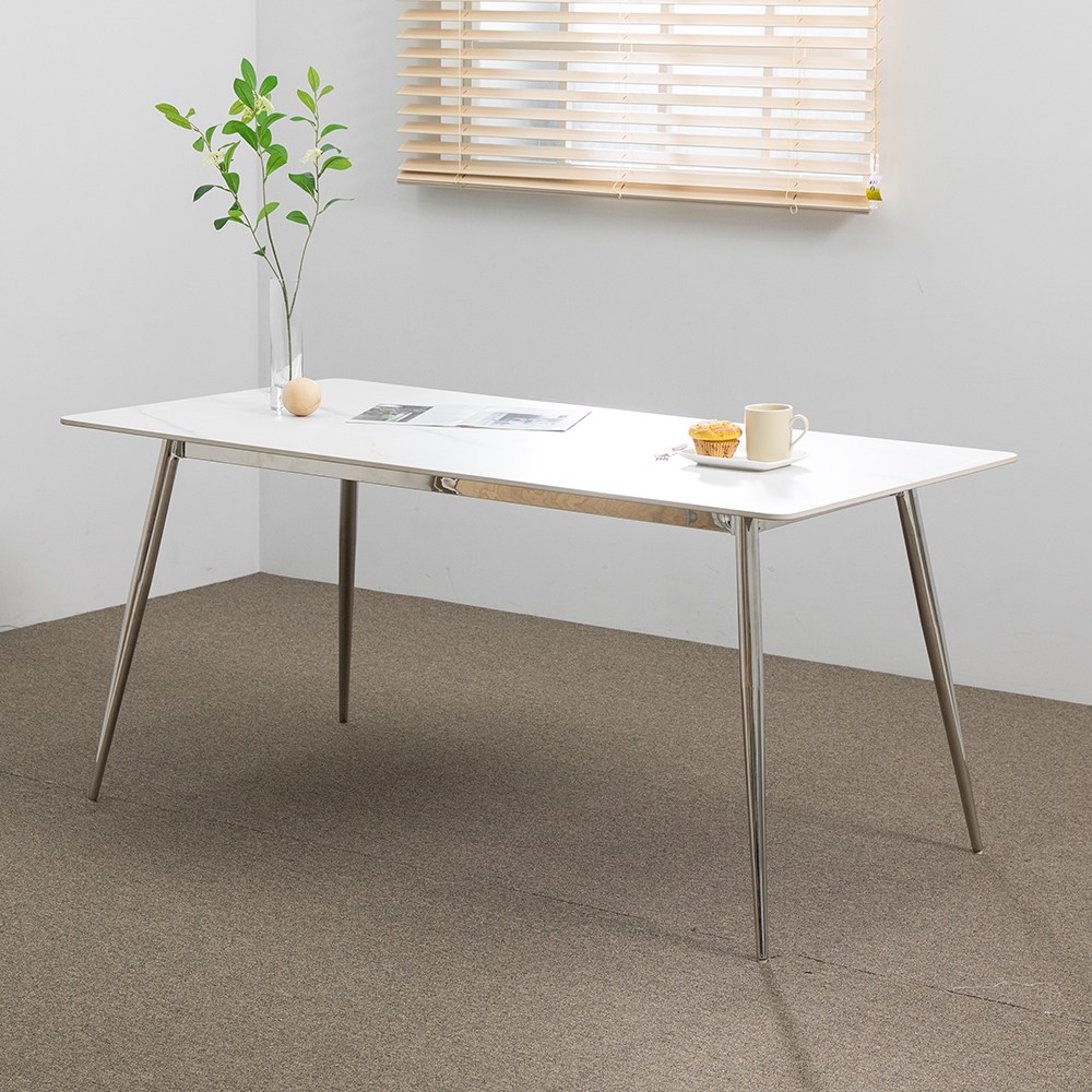 헤이즈 세라믹 1600X800 사각 40R 12T 포세린 테이블, 화이트 139,000원