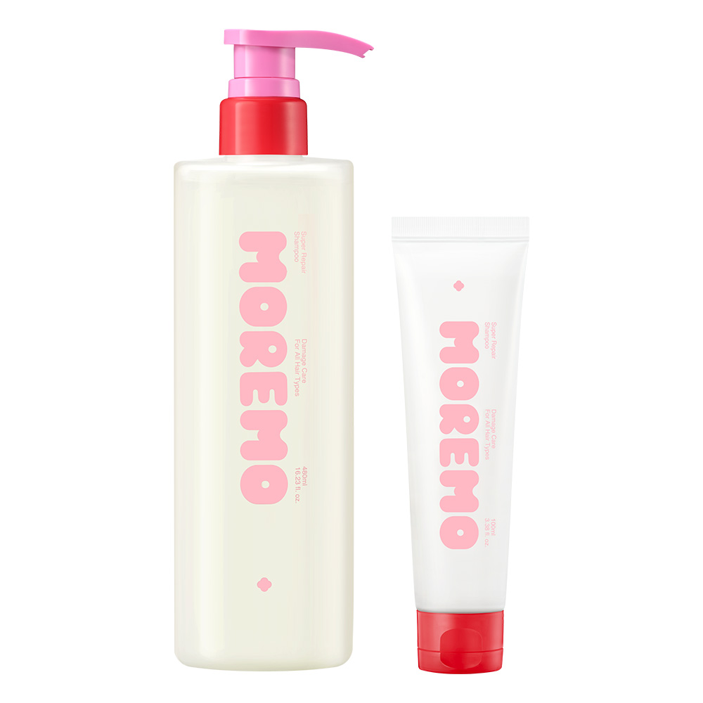 NEW 모레모 슈퍼 리페어 케라틴 단백질 샴푸 480ml+100ml 19,900원