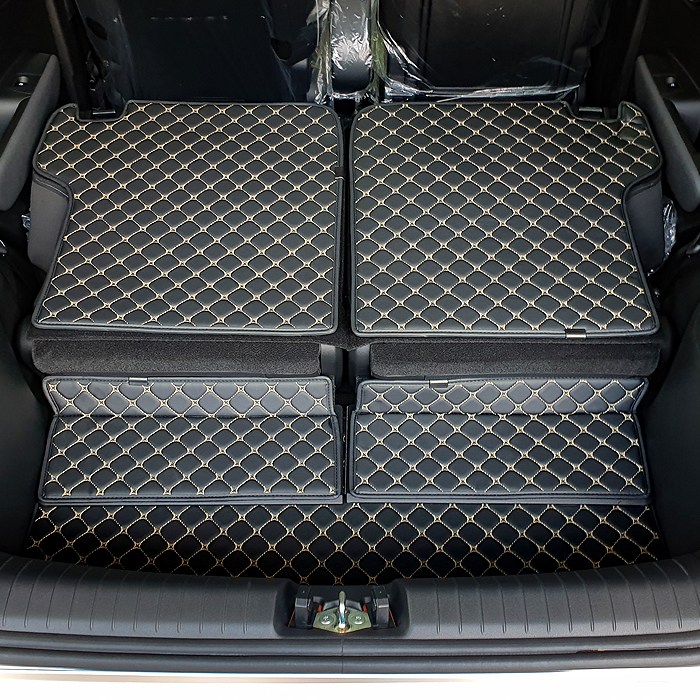 카프트 캐스퍼 호환 트렁크매트 프리미엄 가죽 퀄팅 차박, 블랙 69,000원