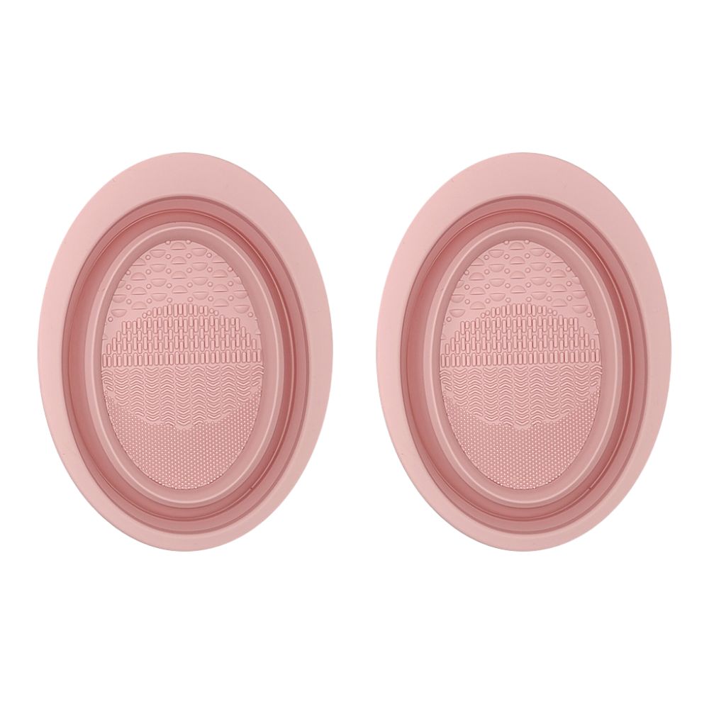 글로모 메이크업 브러쉬 세척 실리콘 트레이, 2개, 핑크 12,700원
