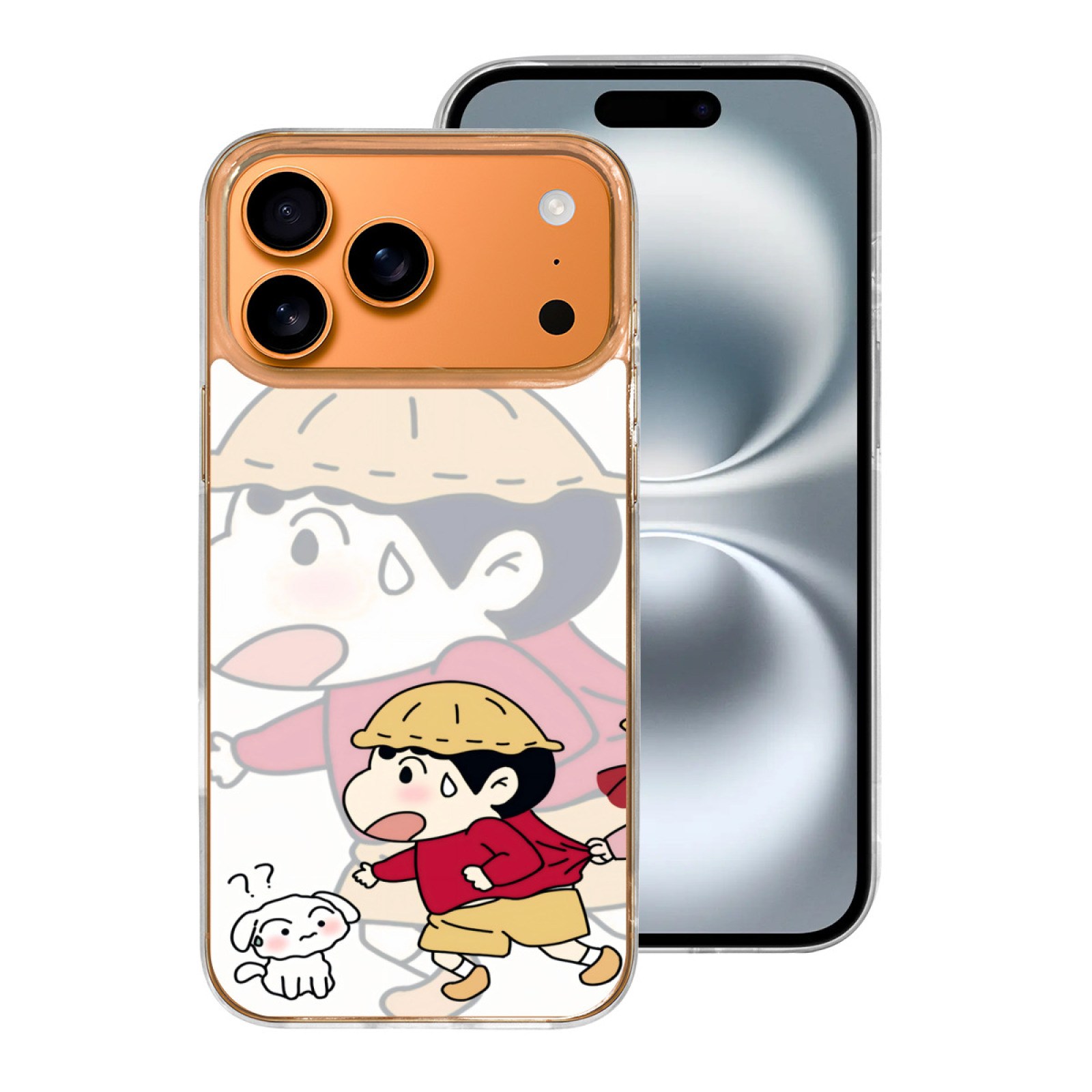 짱구 아이폰17 프로맥스 투명 젤리 휴대폰 케이스 짱구 빅 스티커 투명 케이스 4,990원