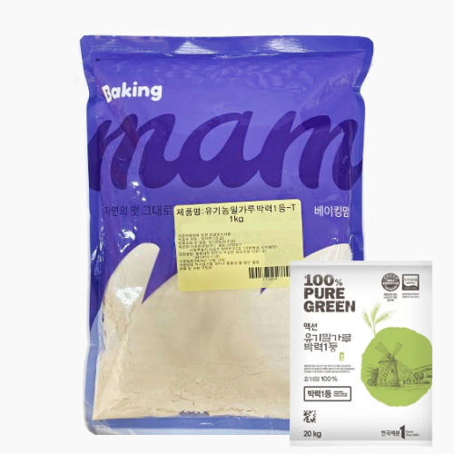 맥선 유기농밀가루 박력1등T 소분 4,350원
