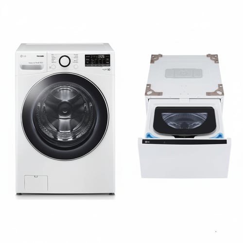 LG전자 트롬 세탁기 + 트윈 미니워시 세트 F24WDWPX 24kg + 4kg 방문설치 2,668,600원