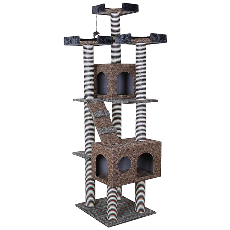 펫모닝 2하우스 대형 직조캣타워, 1박스 155,000원