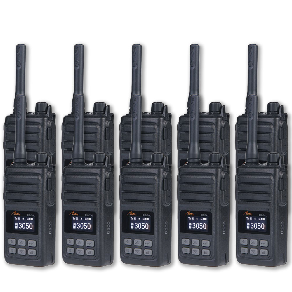 아미스 D500 D-500 고성능 업무용 DMR 디지털 무전기 + 고급 이어마이크 4,500,000원