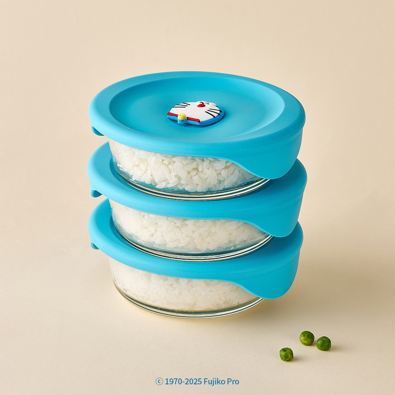 락앤락 도라에몽 냉동밥 유리 용기 355ml 3P 세트 스팀홀 보관 531851 35,900원