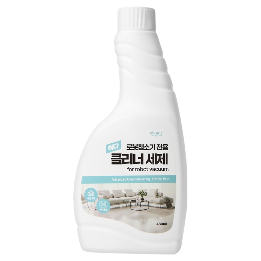 크린포유 로봇청소기 전용 세제 세정제 로보락 에코백스 드리미 삼성 LG 코튼블루 싹다 고농축 클리너 10,500원