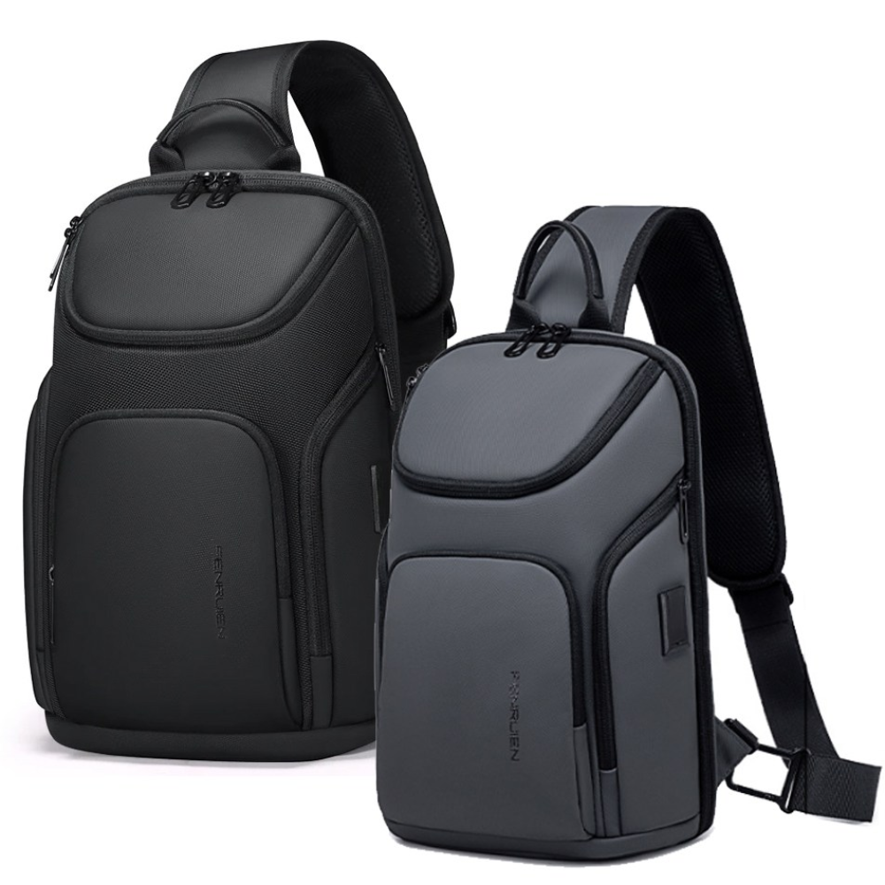 FENRUIEN 펜루엔 멀티포켓 슬링백 대용량 캐주얼 크로스백 12인치수납 디바이스수납 전용공간 45,000원