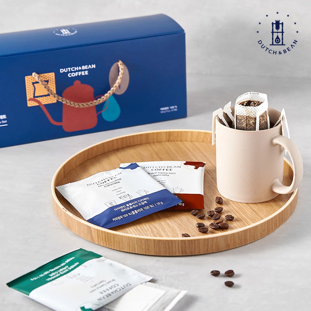 더치앤빈 스페셜티 드립백 선물세트 10g x 30ea (브라질, 에티오피아, 콜롬비아 디카페인) 24,000원