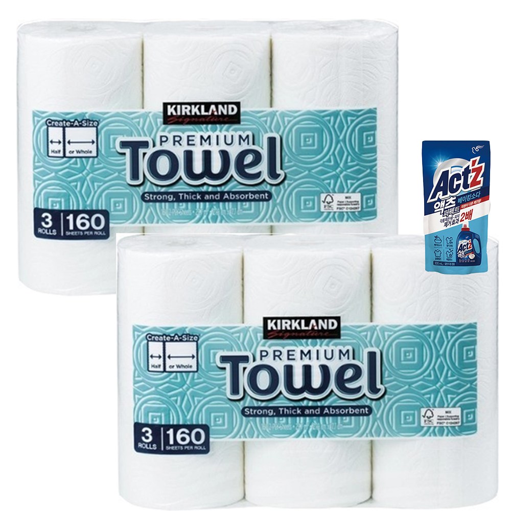커클랜드 키친타올 종이타올 160매x1롤 코스트코 24,190원