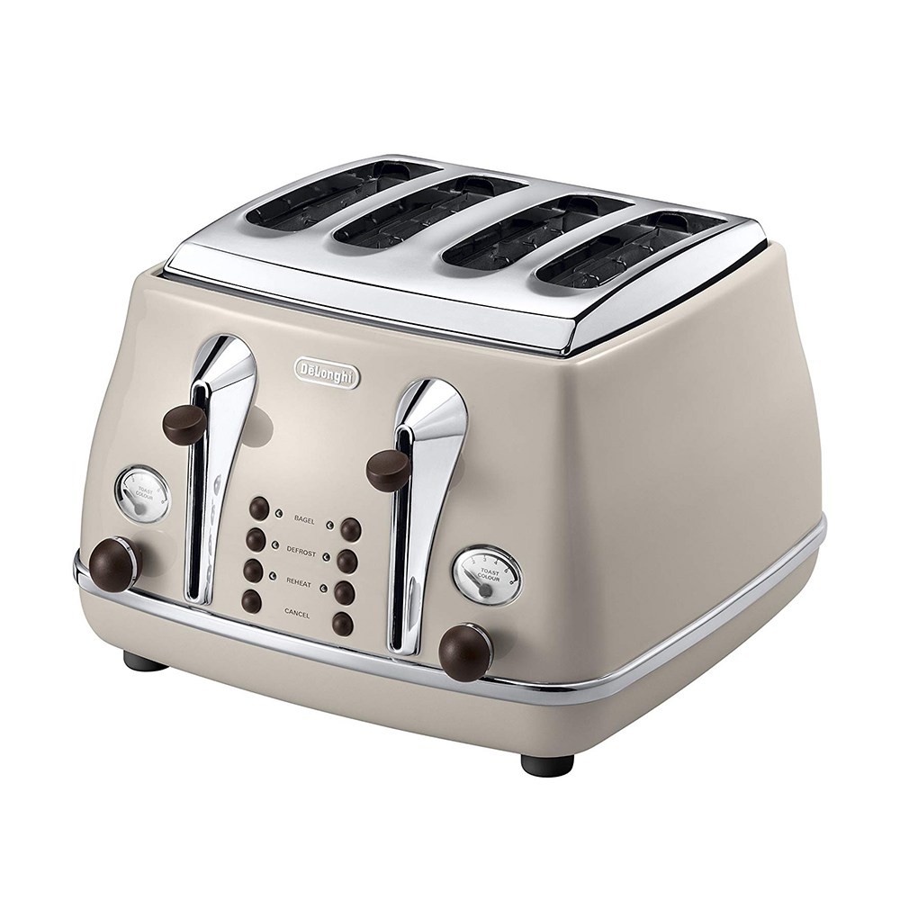 드롱기 정품 빈티지 아이코나 4구 토스터기, 크림, 크림 189,000원