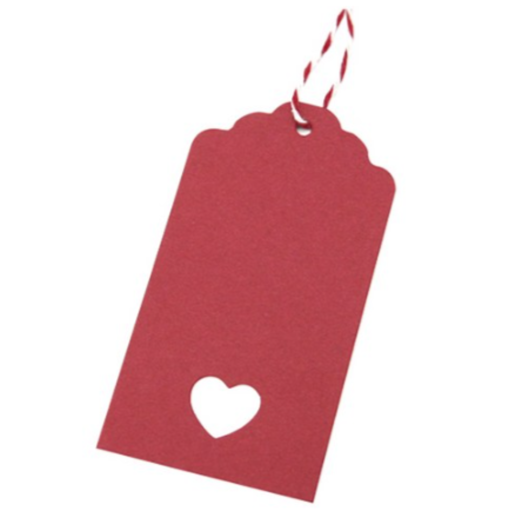 도나앤데코 미르 빈티지풍 하트펀칭 태그 레드 98p + 레드화이트 컬러끈 10m 51,480원