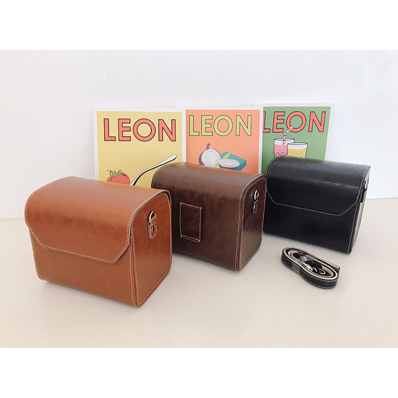 캐논 소니 니콘 후지 라이카 DSLR 미러리스 필름 카메라 가죽파우치 가방 L 30,000원