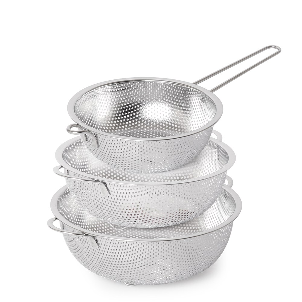 퀸센스 스텐 펀칭볼 3종세트 / 타공 채반 바구니 18,900원